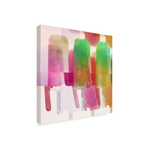 Color Bakery 'Popsicles 1' Canvas Art,24x24
